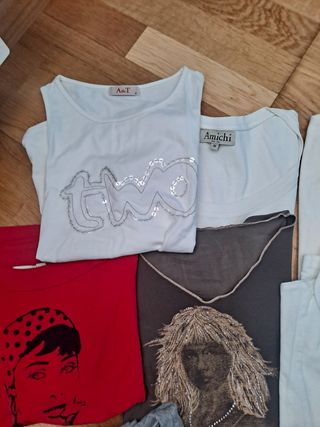 Lote camisetas chica. Talla M/L