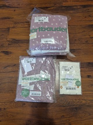 Funda nórdica cuna + funda cojín+ chinchonera