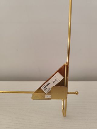 Tablero Notas y  Fotos Metal Dorado