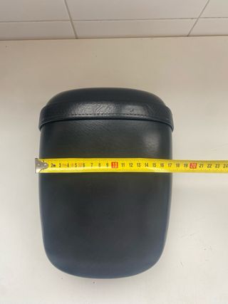 Asiento Pasajero Moto Negro