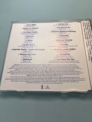Beatles Paul McCartney Collection CD Sampler Promo