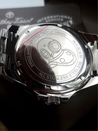 Reloj Mathey Tissot Jumbo Negro/Plateado