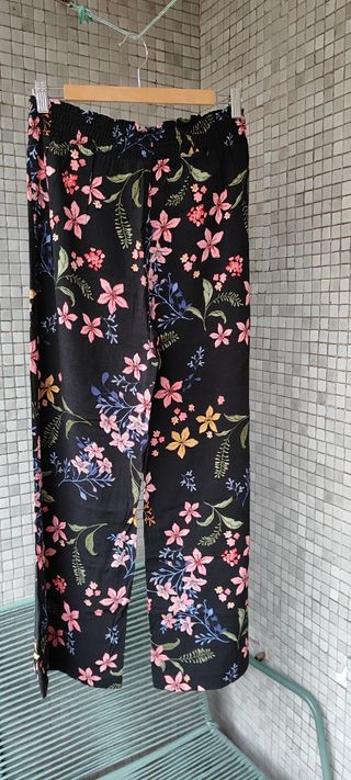 Pantalón Palazzo Stradivarius Estampado Floral