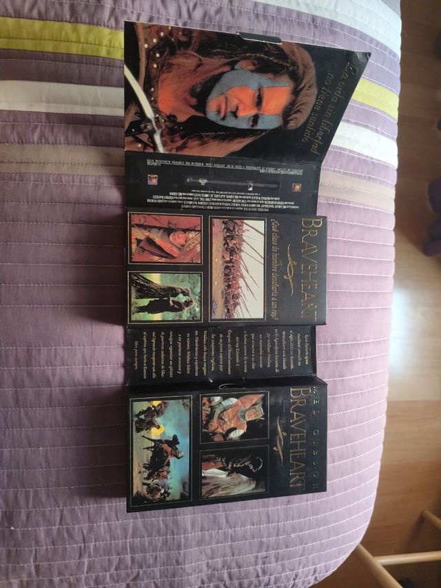 Películas VHS Braveheart y Gladiator
