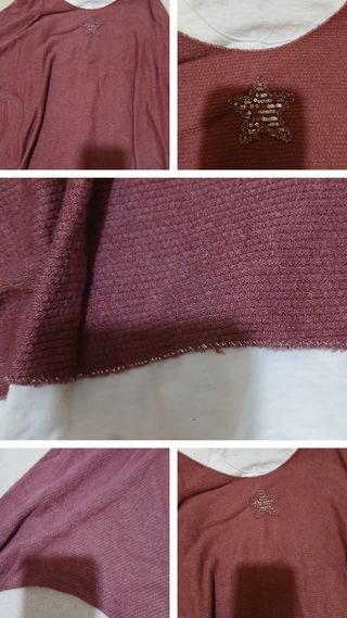 Jersey rosa con estrella dorada