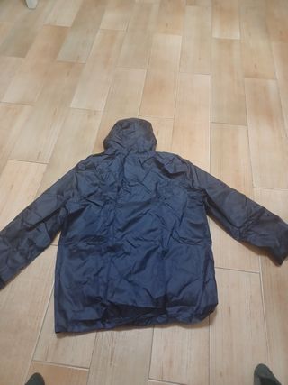 Chaqueta Quechua MH100 10-12 años Negra y Azul