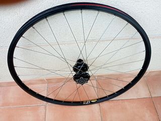 rueda 26 mavic trasera, buje QR9, Nucleo Shimano 
