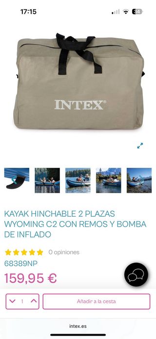 Kayak Intex Wyoming C2 2 plazas