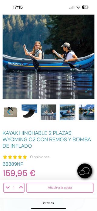 Kayak Intex Wyoming C2 2 plazas