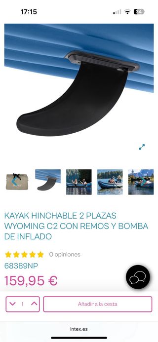 Kayak Intex Wyoming C2 2 plazas