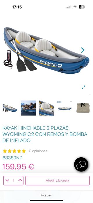 Kayak Intex Wyoming C2 2 plazas