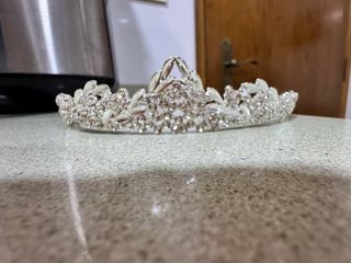 Tiara de Novia Plateada