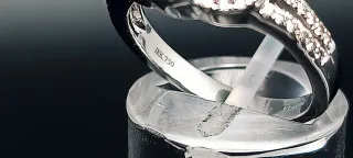 L628 Anillo Oro 18K Trio Circonitas