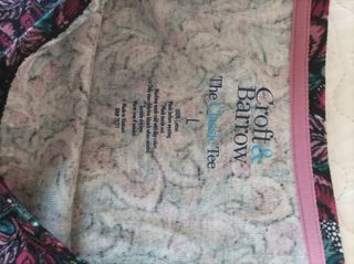 Croft & Barrow Camiseta Manga Larga Talla L