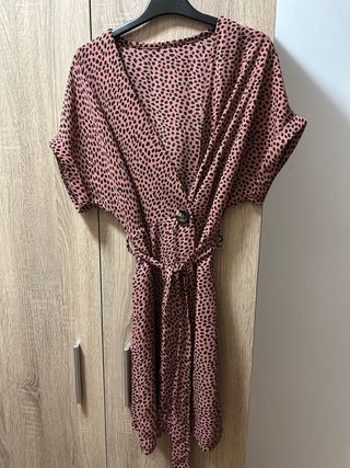 Vestido corto estampado