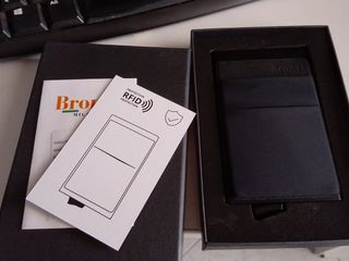 Porta Tessere Bronzi Originale Nero