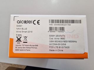 Alcatel 5059Y Navy Blue Wind Smart 2018