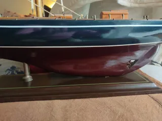 Maqueta velero antiguo madera