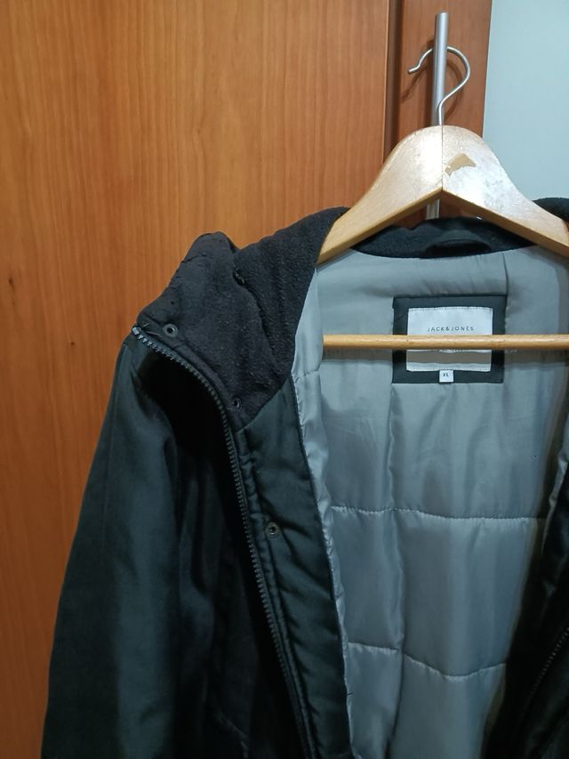 Chaquetón invierno  Jack Jones negro