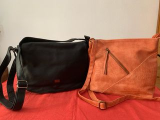 Lote 2 Bolsos Paco Martínez Negro y Naranja