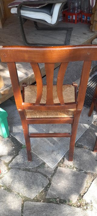 Set 2 Sedie in Legno Marrone