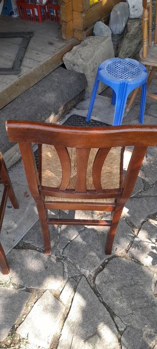 Set 2 Sedie in Legno Marrone