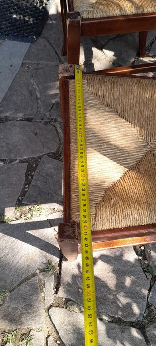 Set 2 Sedie in Legno Marrone