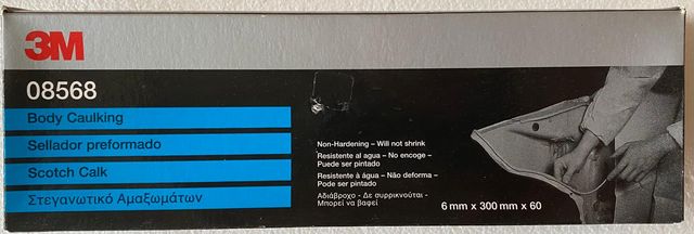 Stucco per calafataggio 3M 08568 grigio