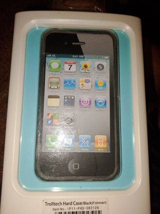 Trolltech - Custodia per iPhone 4S, nera