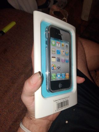 Trolltech - Custodia per iPhone 4S, nera