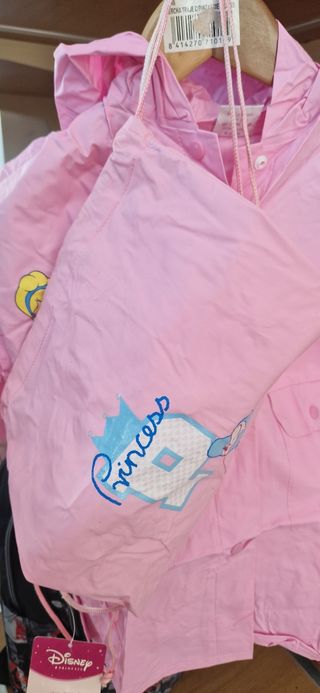 Chubasquero Cenicienta Talla 2 Años