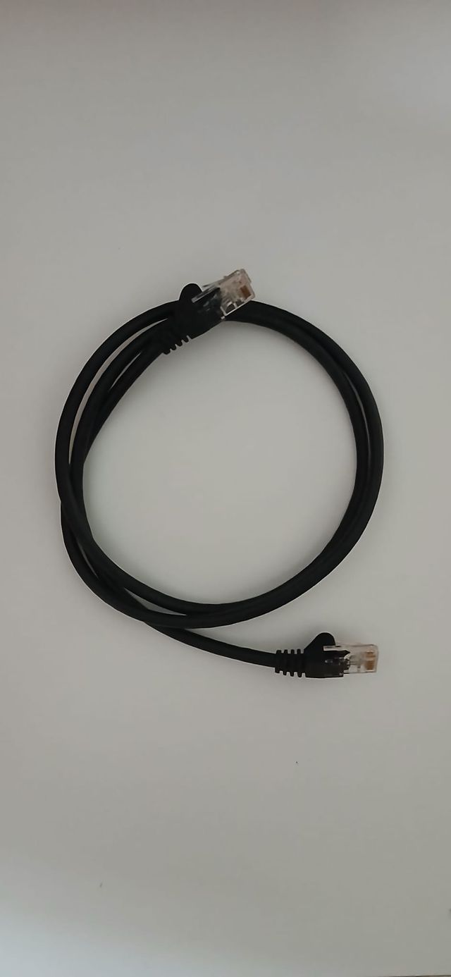 Cavo Ethernet Cat 5e 1 Metro Nero