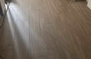 Suelo porcelánico imitación parquet!