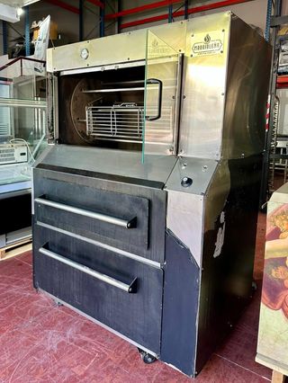 ASADOR ROTATIVO PARA POLLOS AL CARBON TRIFASICO