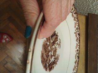 Nueve platos Pickman S.A. Sevilla Cartuja