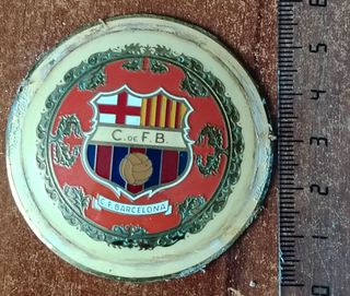 Chapa Club de Fútbol Barcelona Antigua. C de FB