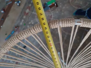 Silla sillón Acapulco Beige y blanco