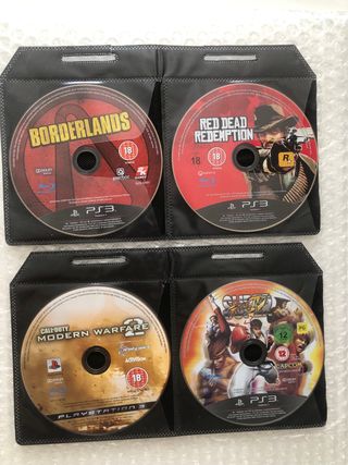 Lote 4 Juegos PS3: Borderlands, RDR, MW2, SF4