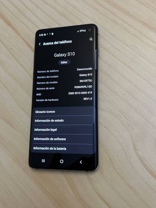 Samsung Galaxy S10 128GB LTE snapdragon negro .