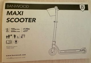 Patinete Banwood Maxi Scooter