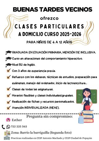 Clases particulares curso 25-26