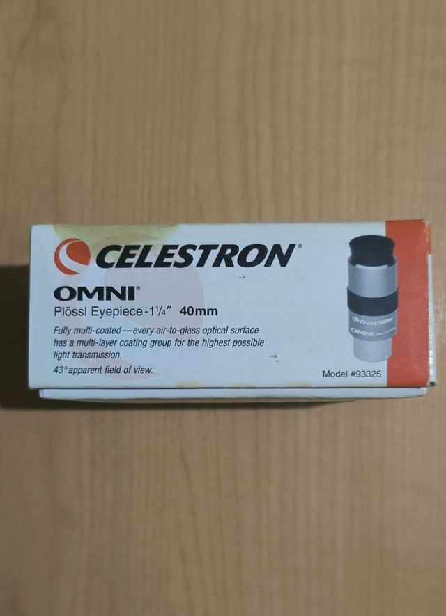 Ocular Celestron Omni Plössl 1.25 40mm