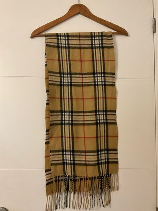 Bufanda Tartán Beige