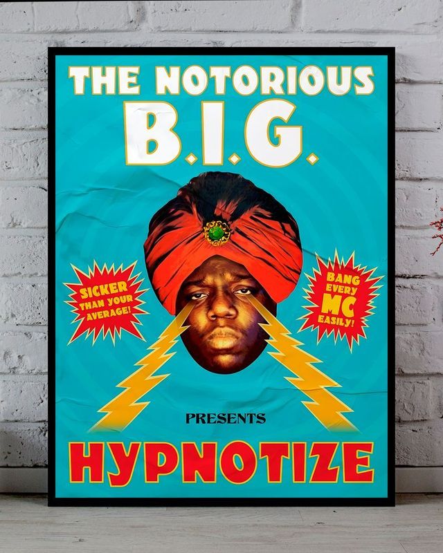 Cuadro con ilustración The Notorius Big