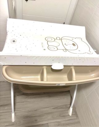 Bañera cambiador bebé CAM y regalo adaptador bebé.