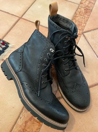 Clarks Batcombe Lord Pelle Derby Boots 42EU preppy