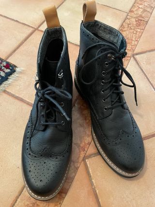 Clarks Batcombe Lord Pelle Derby Boots 42EU preppy