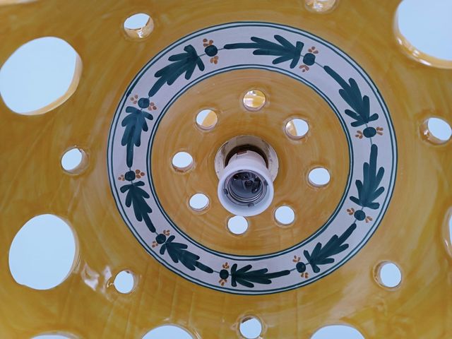 LÁMPARA DE CERÁMICA nueva