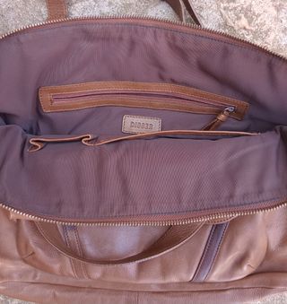 Bolso Piel Vintage Mujer Marrón