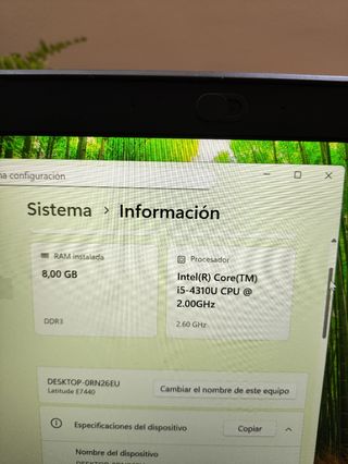Dell Latitude E7440 , Windows 11 pro 